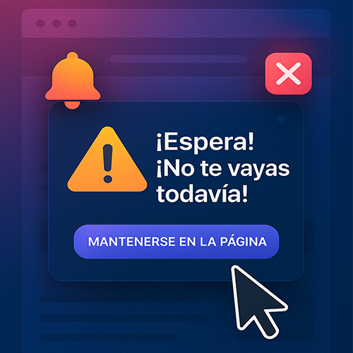 Plugin popup de salida